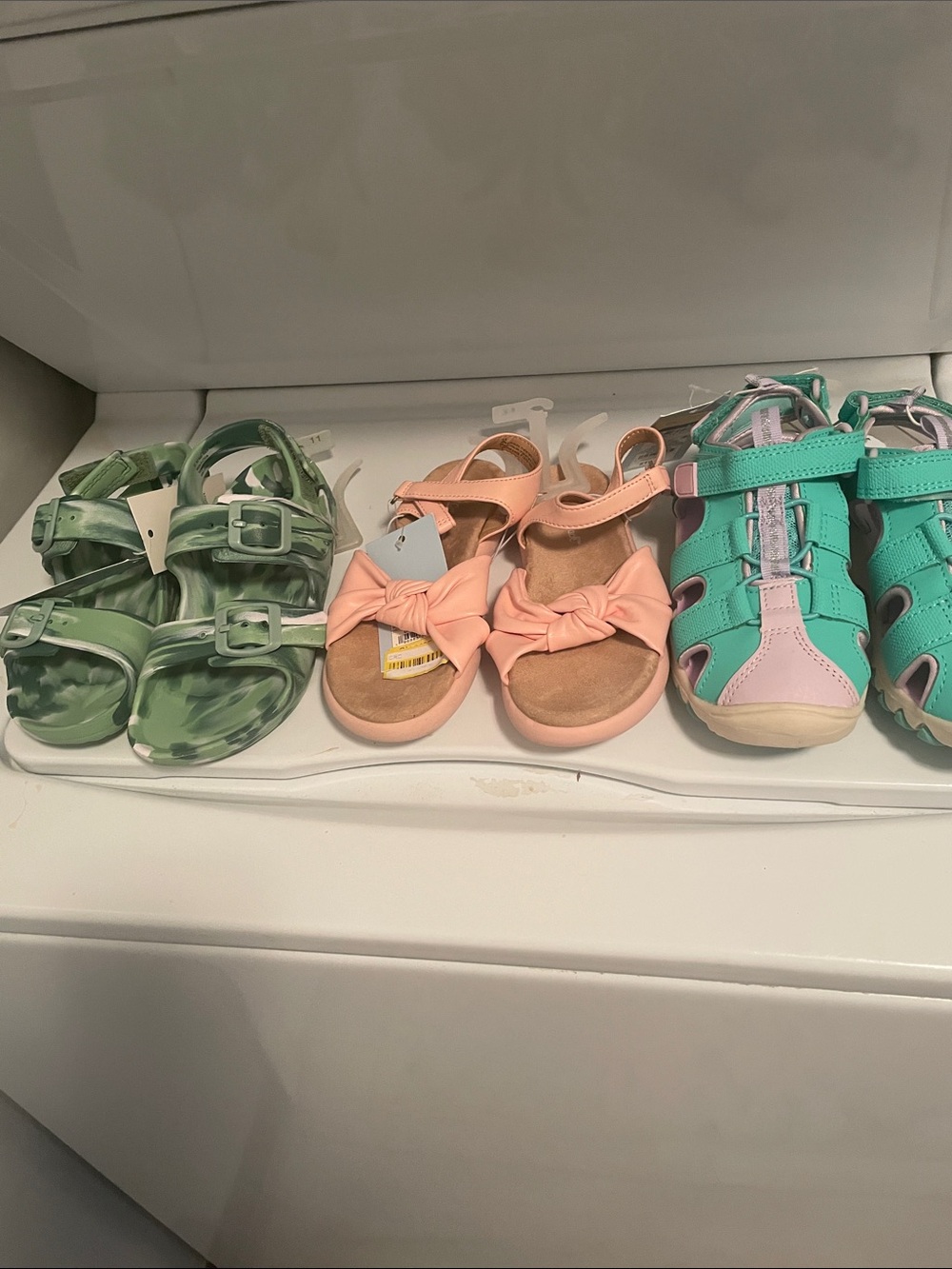 Target Girls Peach Bow Sandals
